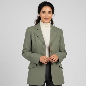 Vintage Cleo Army Green Blazer